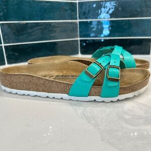 Birkenstock Teal Sandal New size 38/8